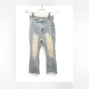 SHEIN Girls Light Blue Denim with Stitch Detail Scandi Girl